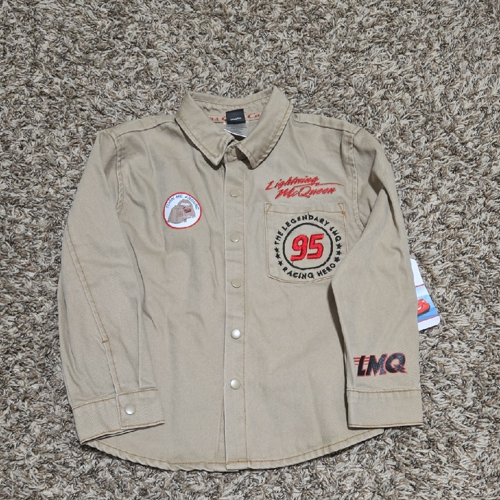 Disney Pixar Tan Lightning McQueen Shacket